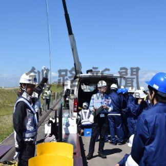 高速道電気設備に理解　釧工業高生が現場見学【釧路市】(2024-07-23)