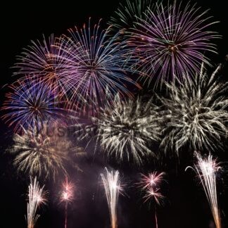 光の大輪に感動の夜　１万発の花火大会【白糠】(2024-08-28)