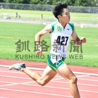 迎（武修館高２年）最優秀選手に　女子は小野（鳥取中２年）選出　陸上新人大会【釧路市】_1(2024-08-26)