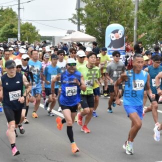 領土望み８０６人疾走　最東端マラソン【根室】(2024-08-20)