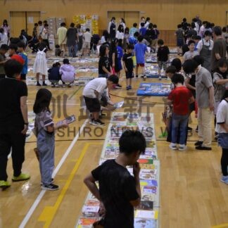 本５０００冊お気に入りは　昭和小でブックフェス【釧路市】(2024-09-01)