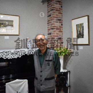 パリの街 水彩画に　羽生さんが写生作品展【釧路市】(2024-08-03)