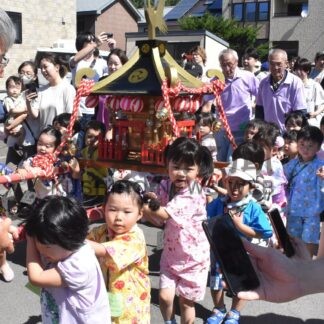 元気にみこし渡御　３園合同夏祭り【釧路市】(2024-08-25)