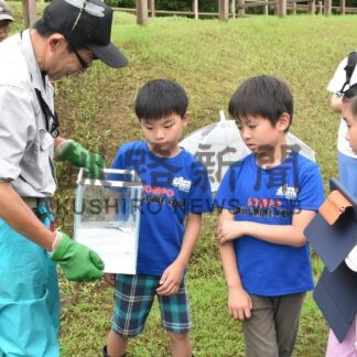 タンチョウの生活学ぶ　鶴公園で夏休みイベント【釧路市】(2024-08-09)