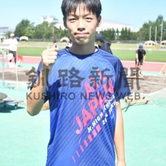 藤原選手（鶴居）４位躍進　全中男子走り幅跳び【鶴居】(2024-08-29)