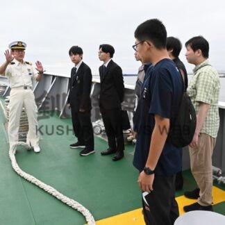 海の仕事広く知って　釧路海保が職場見学会【釧路市】(2024-08-26)