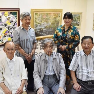 作家５人の力作並ぶ　釧路郷土画家の会10周年で合同展【釧路市】(2024-10-01)