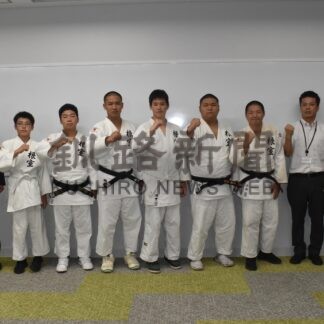 全国大会での活躍誓う　根室柔道スポーツ少年団、石垣市長を表敬【根室】(2024-09-20)