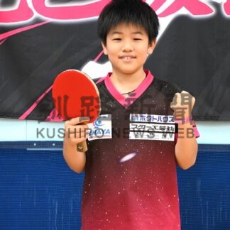 竹花君（青葉小５年）卓球全道へ　道選手権カデットの部「目標は優勝」【釧路市】(2024-09-02)