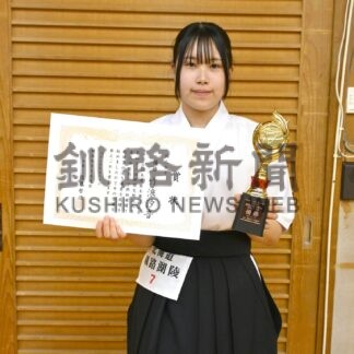 早﨑（男子）、竹浪（女子）個人制す　弓道釧根支部高校新人大会【男子】_1(2024-09-17)