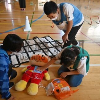 災害時の行動、連携確認　中央小児童が対策トレーニング【釧路市】(2024-09-24)