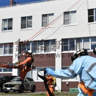 根室港で初の総合防災訓練【根室】(2024-09-04)