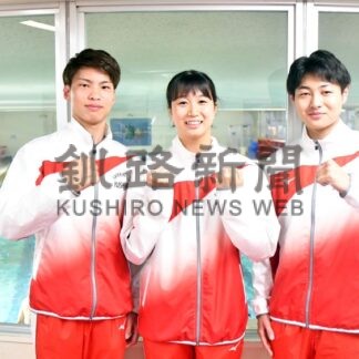 水泳３選手 国スポ道代表に　大舞台へ闘志【釧路市】(2024-09-11)