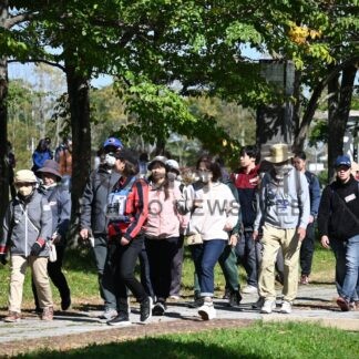 歩いて健康防災学ぶ　地域住民ら１５０人参加【釧路市】(2024-10-17)