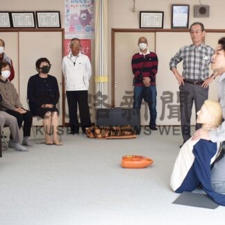 「喉に異物」対処法は　星が浦４丁目町内会で救急救命講座【釧路市】(2024-10-26)