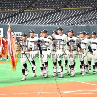 秋季高校野球が開幕　釧江南、初戦突破【札幌】(2024-10-17)