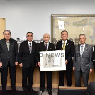 金刀比羅神社奉賛会が道文化財保護功労者表彰【根室】(2024-11-23)