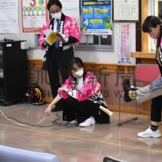 歩行の移動機能確認　勤医協健康まつり【根室】(2024-11-12)