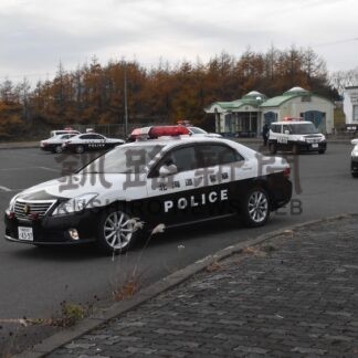 冬の交通安全運動で出動式(2024-11-13)