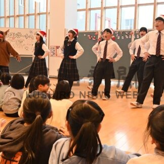 庶路学園でクリスマスコンサート楽しむ【白糠】(2024-12-24)