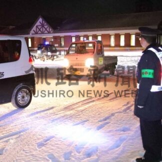 根室署が青色灯で防犯飛びかけ【根室】(2024-12-28)