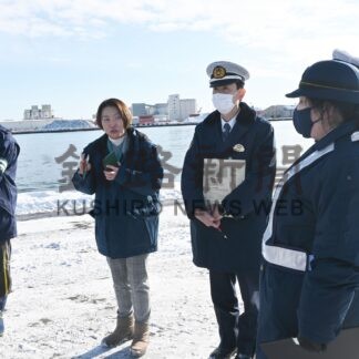 ドリフト転落事故再発防止策は　釧路署など現場診断【釧路市】(2024-12-24)