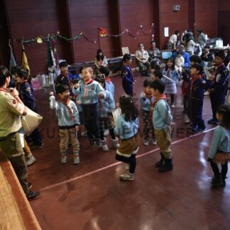 年末集会で楽しいひととき　ボーイスカウト釧路第６団【釧路市】(2024-12-16)