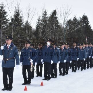 防災への誓い新たに　標津消防団出初め式【標津】(2025-01-09)