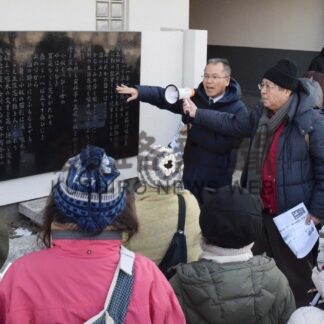 啄木フットパスで当時の情景に思いはせ【釧路市】(2025-01-20)