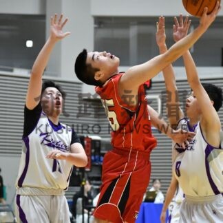 釧新杯バスケＵ18開幕【釧路市】(2025-01-19)