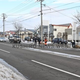 ８０代女性が道路横断中はねられ死亡　過失運転致死、容疑で逮捕【釧路市】(2025-01-11)