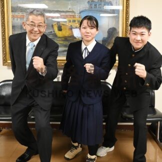 全中スケート健闘誓う(2025-01-30)