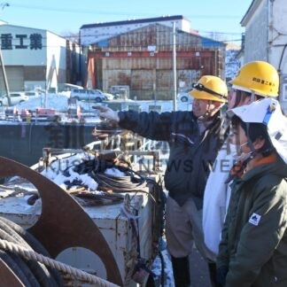 釧路重工業訪れ職場見学　放課後等デイ通所生徒ら【釧路市】(2025-01-10)