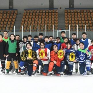アイスホッケー教室「みかさんホッケー」１０００回目【釧路市】(2025-01-17)