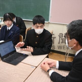 探究発表へ事前指導　釧路湖陵高、地元建設業ら招く【釧路市】(2025-01-27)