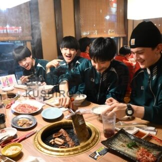 焼き肉で懇親会　鳥取中選手ら招き全国制覇祝う【釧路町】(2025-02-13)