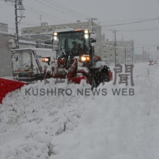 白糠降雪８７㌢ 観測史上最大　釧路中心部で４７㌢、２月最大値更新【釧路市】(2025-02-05)