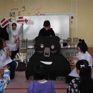 人形劇や手遊び 学生と園児交流【釧路市】(2025-02-13)