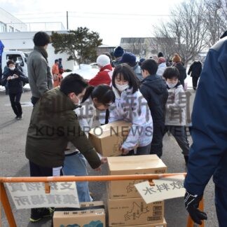 厳寒期の津波を想定　青葉小で防災訓練【釧路市】(2025-02-15)