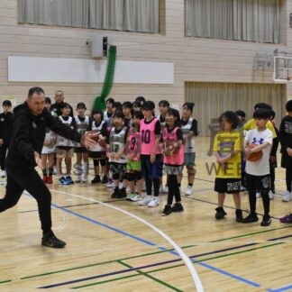 レバンガコーチ、バスケ少年団指導【釧路市】(2025-02-23)