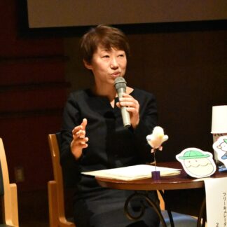 ももちゃん誕生秘話紹介、五十嵐さんトーク　釧路芸術館【釧路市】(2025-02-12)