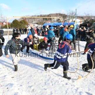 寒中船引き熱戦　ウインターフェス【厚岸】(2025-02-09)