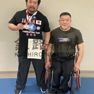 伊東さん（白糠在住）全国２位　ベンチプレス【釧路市】(2025-02-25)