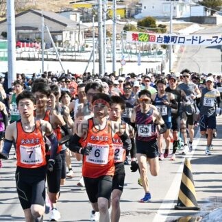 「白糠町ロードレース」　国内外５７７人健脚競う【白糠】(2025-03-24)
