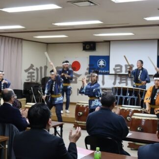 太鼓保存会の活動の歴史学ぶ　あすなろク例会【釧路市】(2025-03-25)