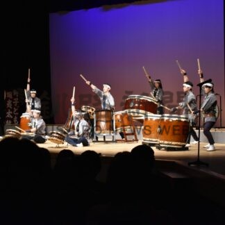 蝦夷太鼓保存会 迫力の演奏響く　釧路で春公演【釧路市】(2025-03-03)