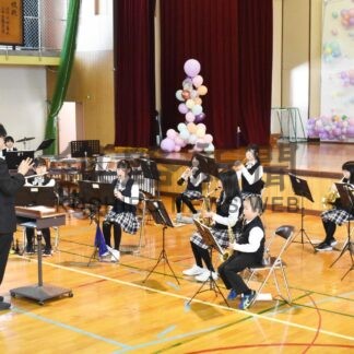 息の合った演奏１３曲披露　標津小吹奏楽部が定演【標津】(2025-03-11)