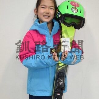 鎌田さん（標津小１年）スキー検定１級合格　「練習成果発揮できた」【標津】(2025-03-23)