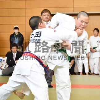 根室スポーツ少年団Ａ、小学生の部優勝　柔道釧根地区春季大会【釧路市】(2025-04-22)