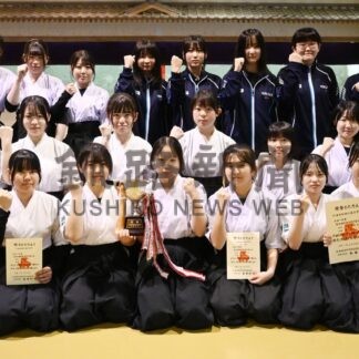 釧北陽女子連覇、標茶男子６年ぶりＶ　高体連釧根支部予選弓道【釧路市】_1(2025-05-27)